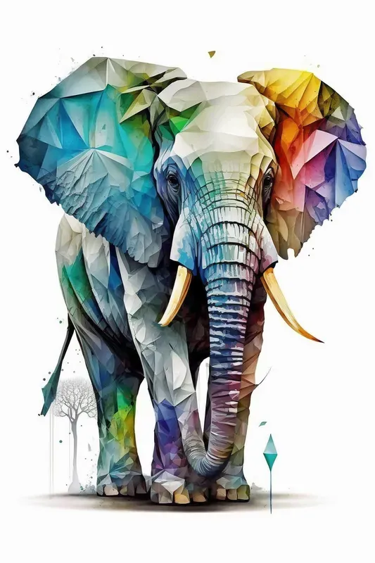 Colorful Origami Graphic Designs