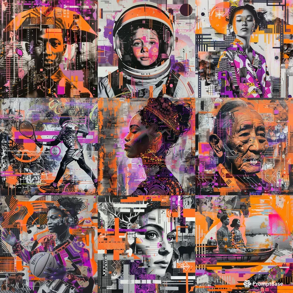 Street Art Digital Collages