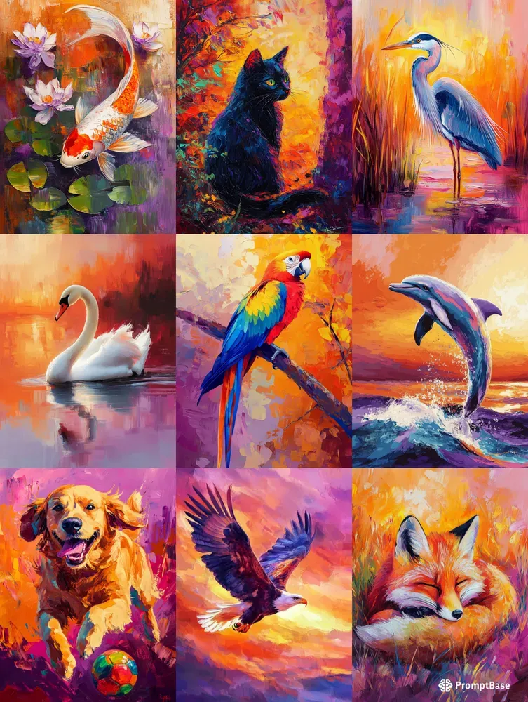 Colorful Brushstrokes