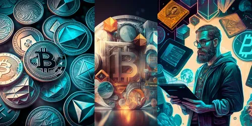 Crypto Worlds And Cryptocurrencies generated by midjourney