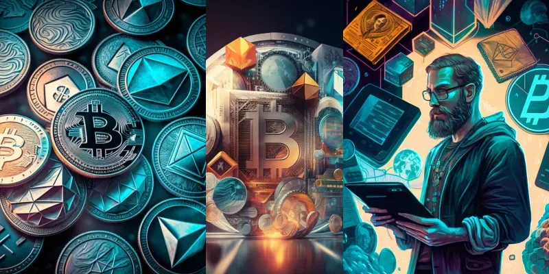 Crypto Worlds And Cryptocurrencies generated by undefined