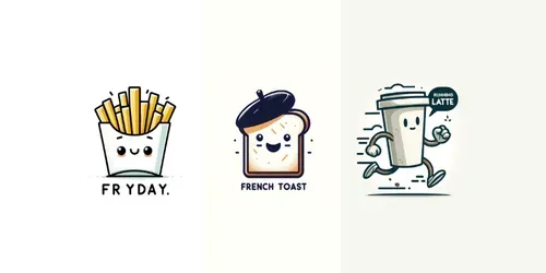 Funny Doodle Stickers generated by dalle