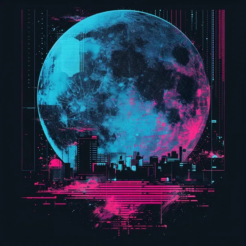 Neon Cyberpunk Tee Tshirt Designs