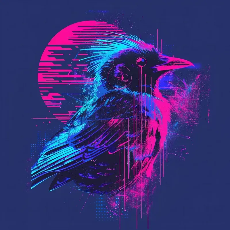 Neon Cyberpunk Tee Tshirt Designs
