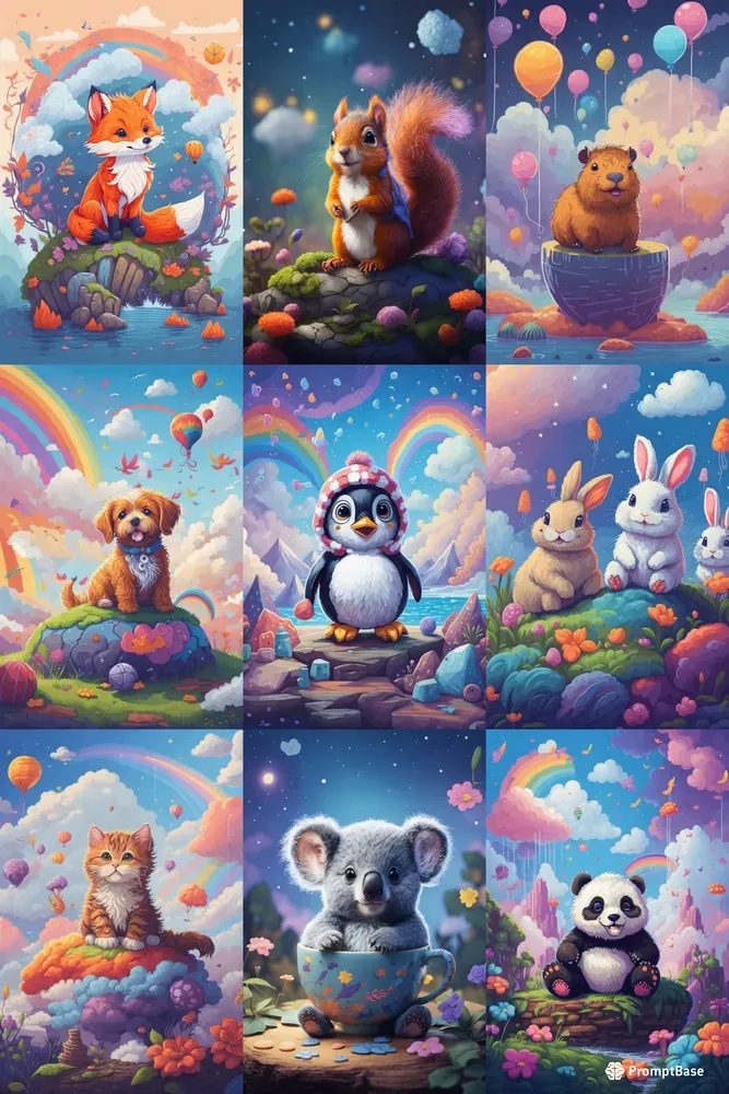 Cute Doodle Animals