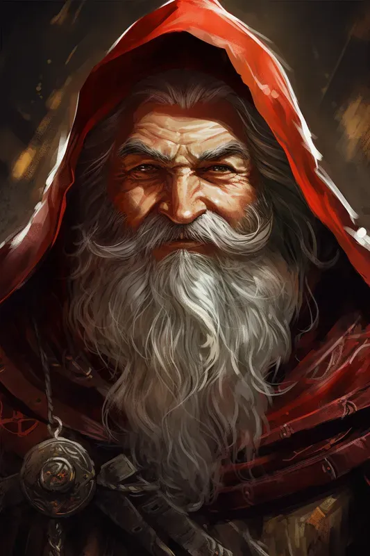 Fantasy Character Portraits Color Painted
