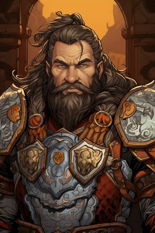 Fantasy Character Portraits Color Painted