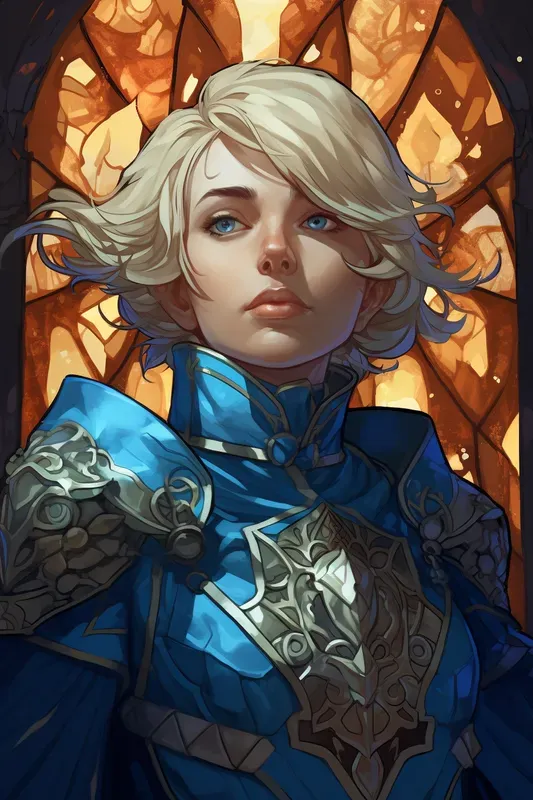 Fantasy Character Portraits Color Painted