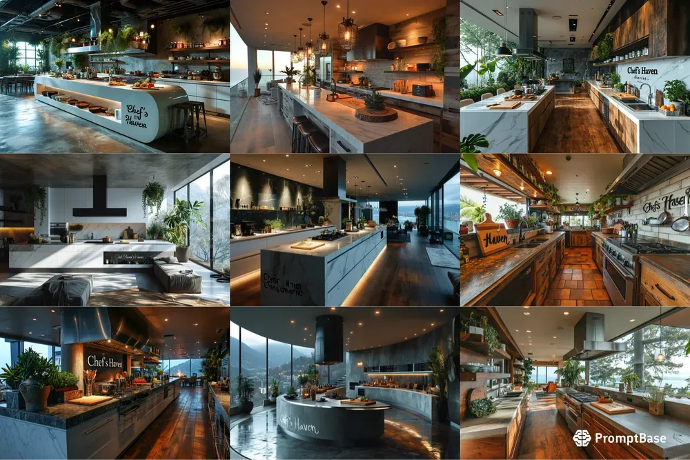 Customizable Kitchen Designs With Text