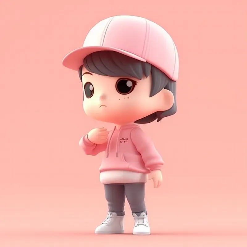 3D Cute Cartoon Style Characters