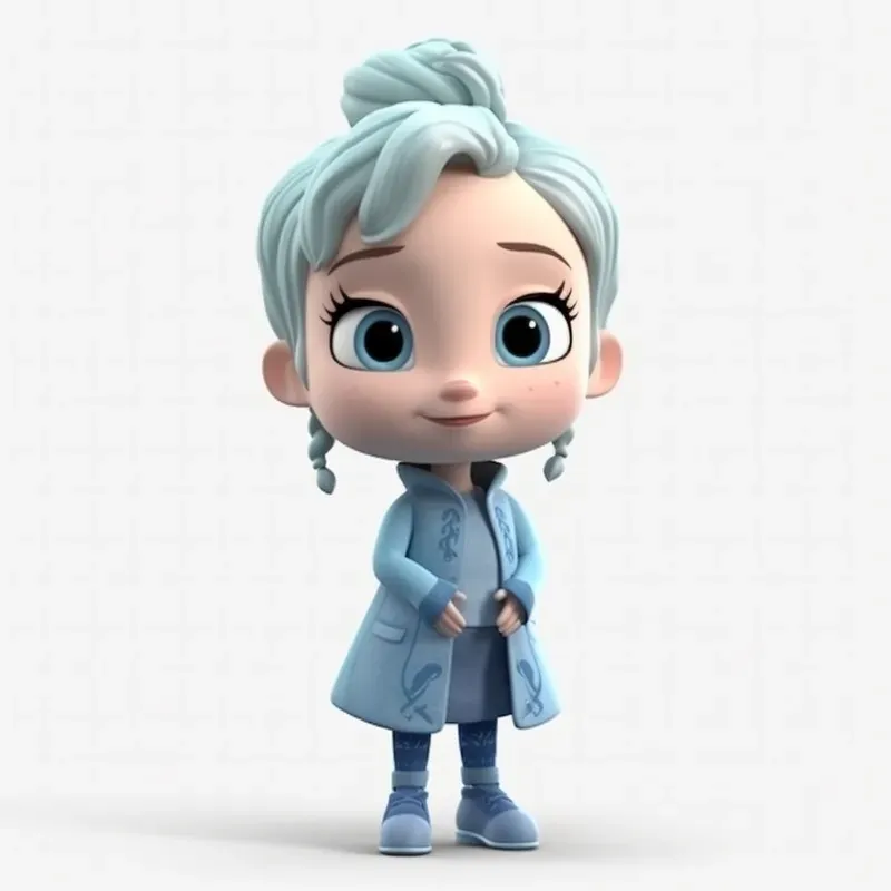 3D Cute Cartoon Style Characters