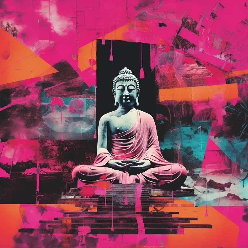 Neo Dadaism Style Collage Art