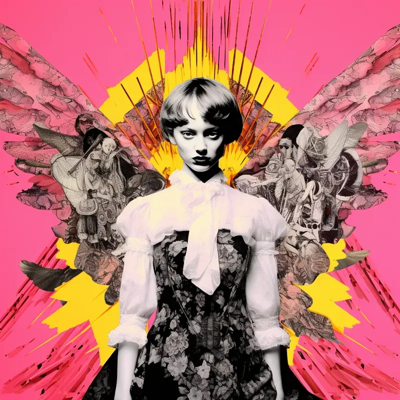 Neo Dadaism Style Collage Art