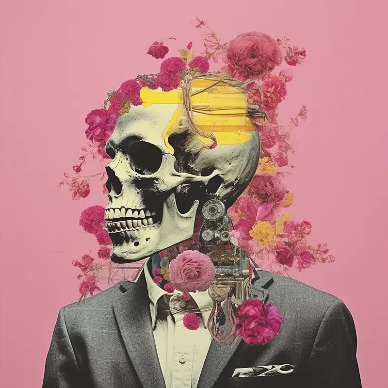 Neo Dadaism Style Collage Art
