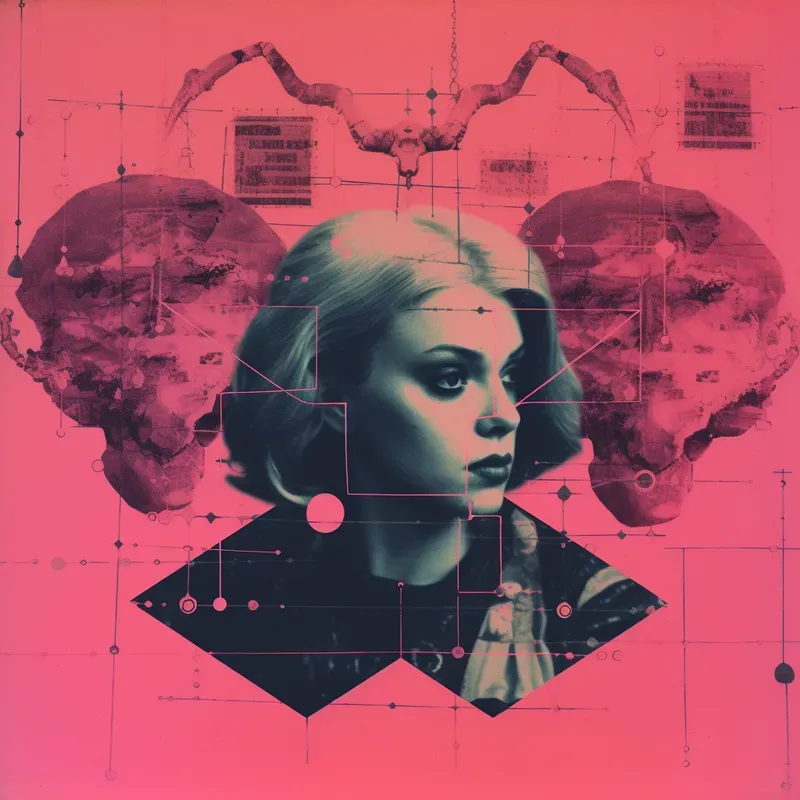 Neo Dadaism Style Collage Art