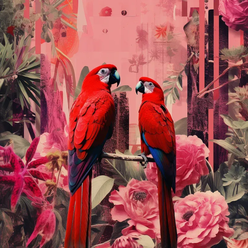 Neo Dadaism Style Collage Art
