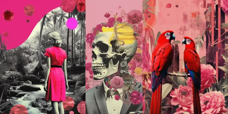 Neo Dadaism Style Collage Art generated by undefined