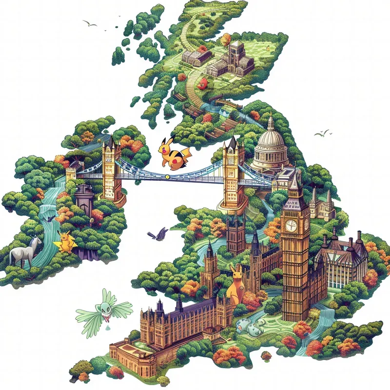 Pokemon Maps Of Countries