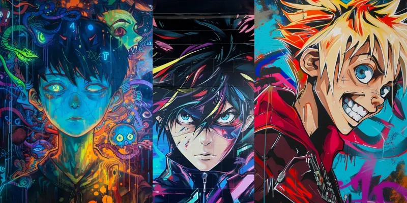 Anime Graffiti Characters generated by undefined