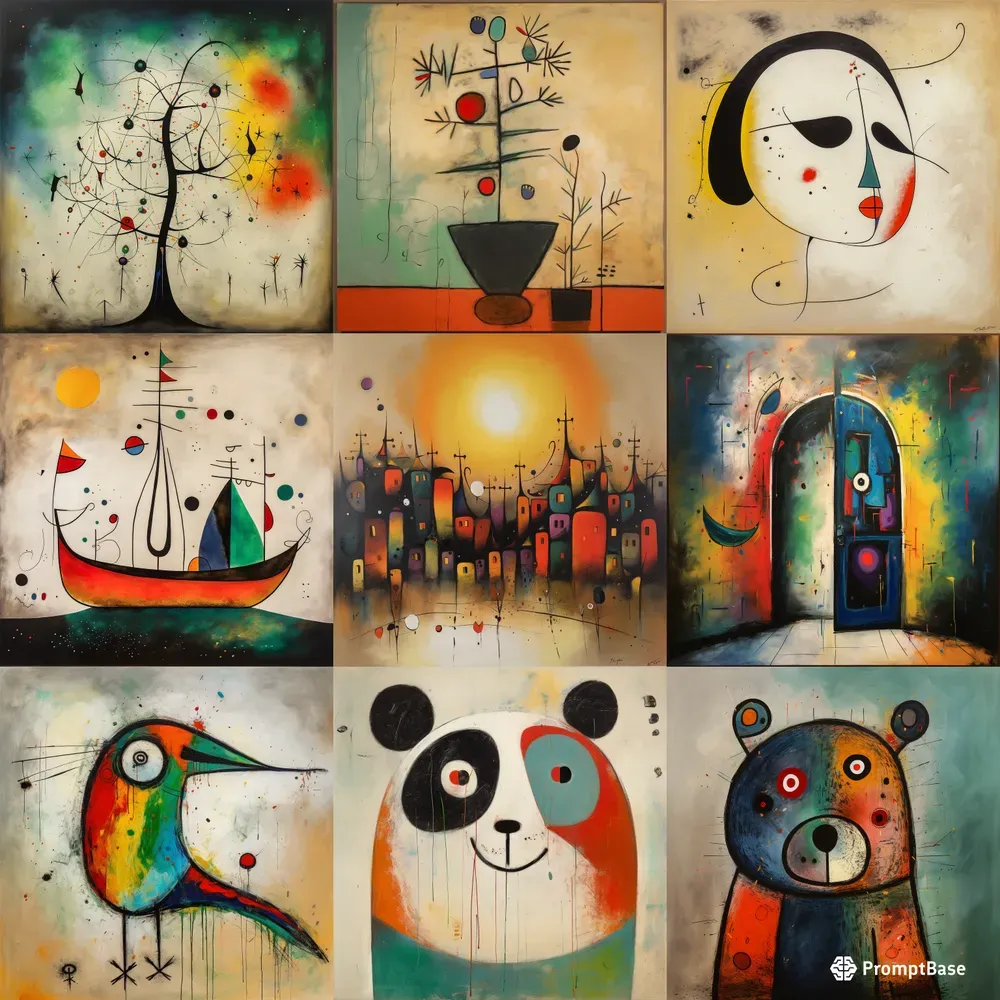 Crazy Art Miro Style