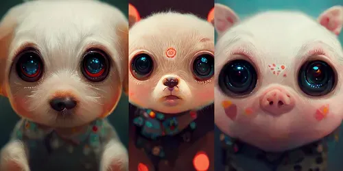 Cute Animals generated by midjourney