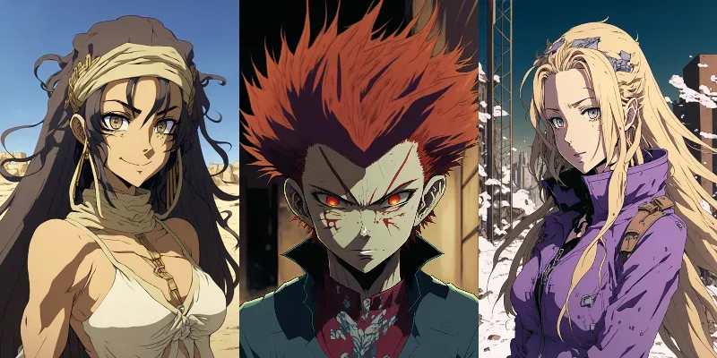 Amazing Anime Characters generated by undefined
