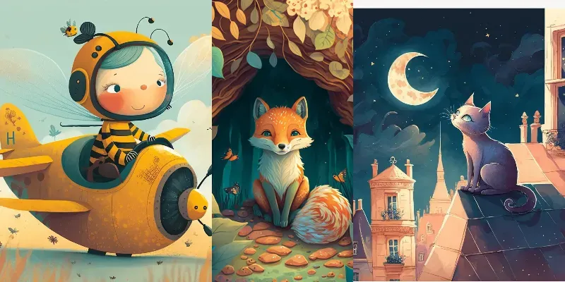 Children Stories Illustrations generated by undefined