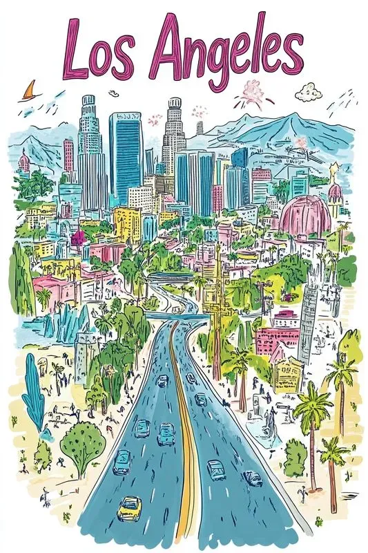 Original Hand Drawn City Maps