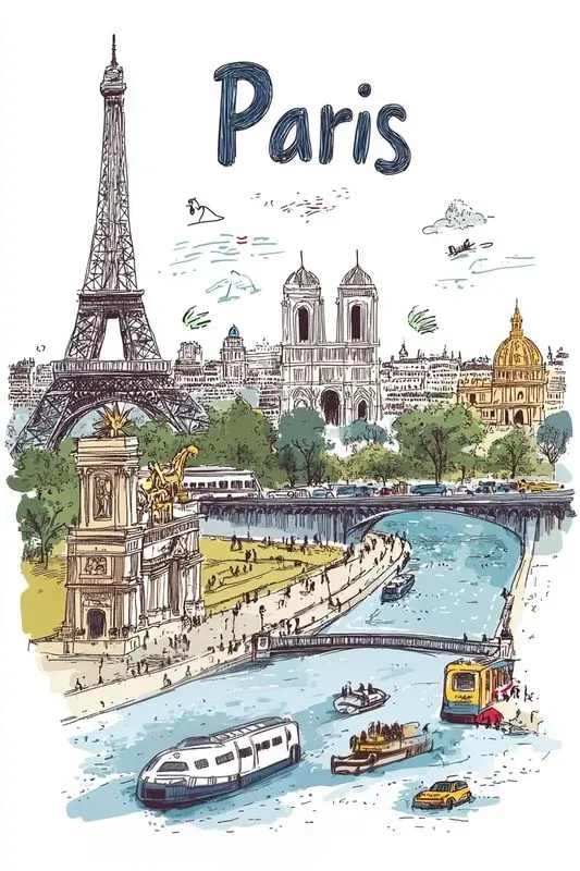 Original Hand Drawn City Maps