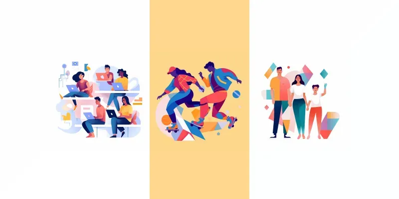 Big Tech Corporate Art Style generated by undefined