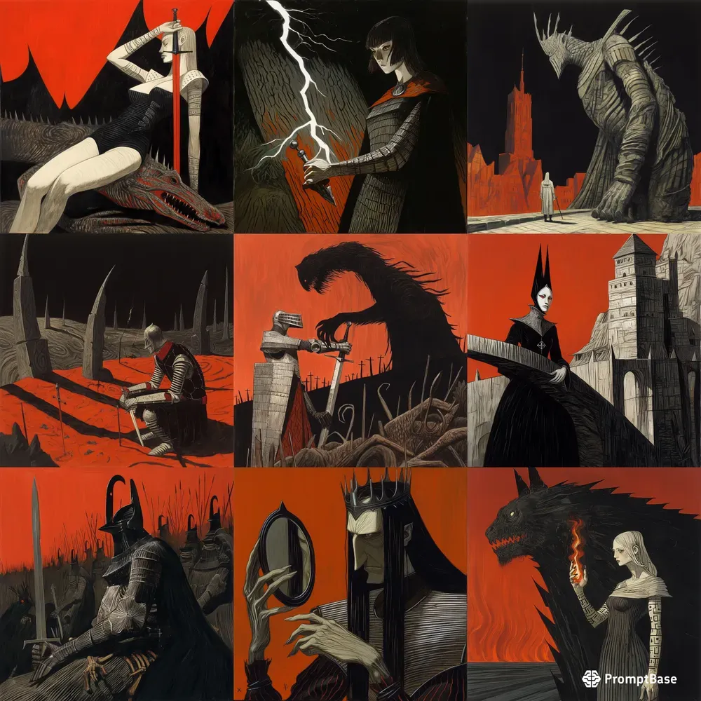 Dark Souls Retro Fantasy Art