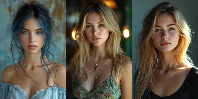 Beautiful Women Photographs generated by undefined