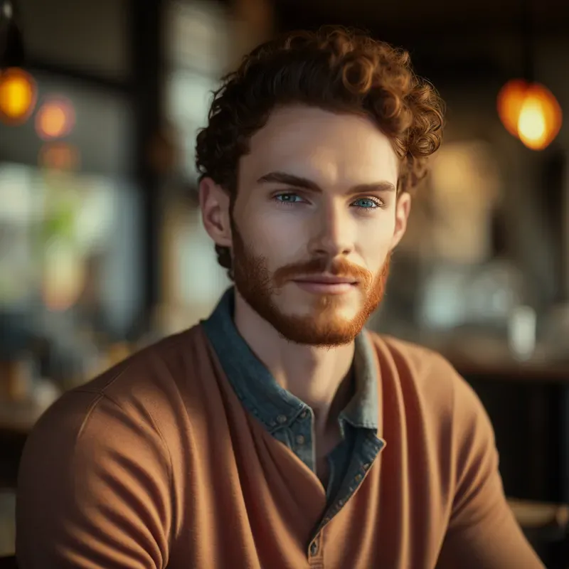 Realistic Male Model Portraits