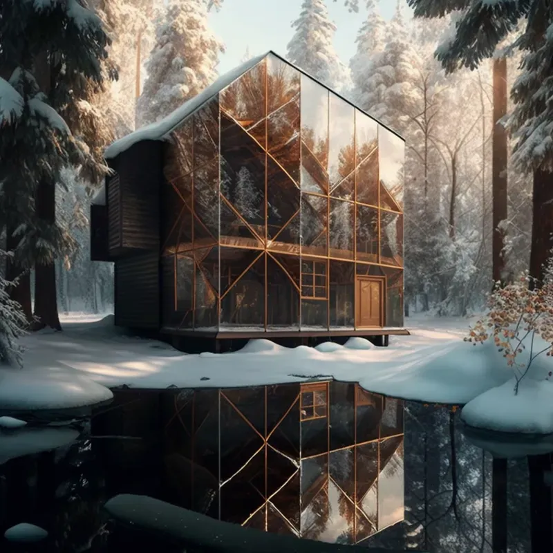 Architecture Futuristic Realistic Houses