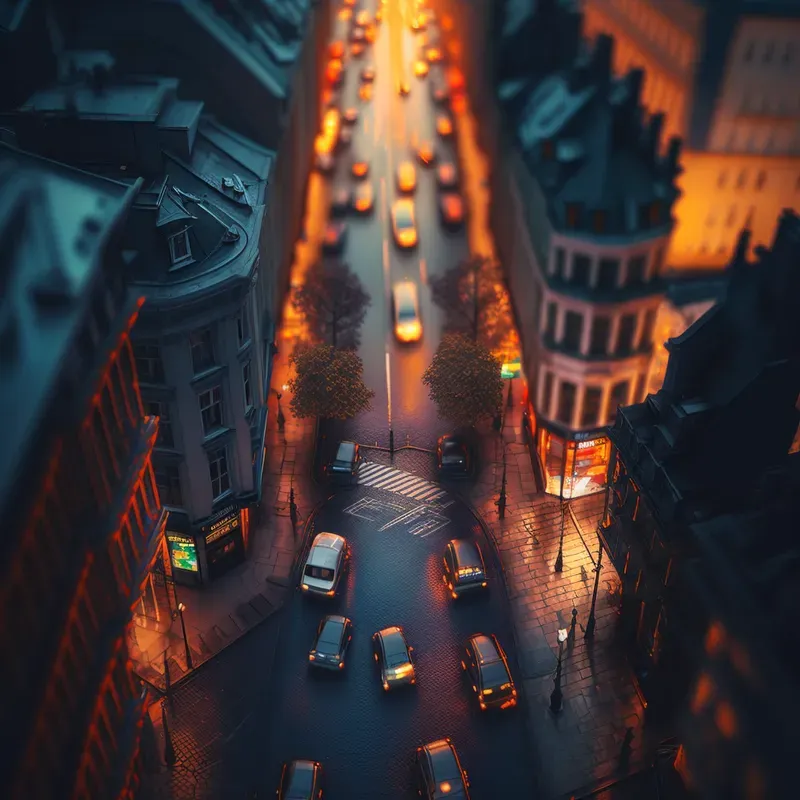 Drone Shot Views Nature Cities
