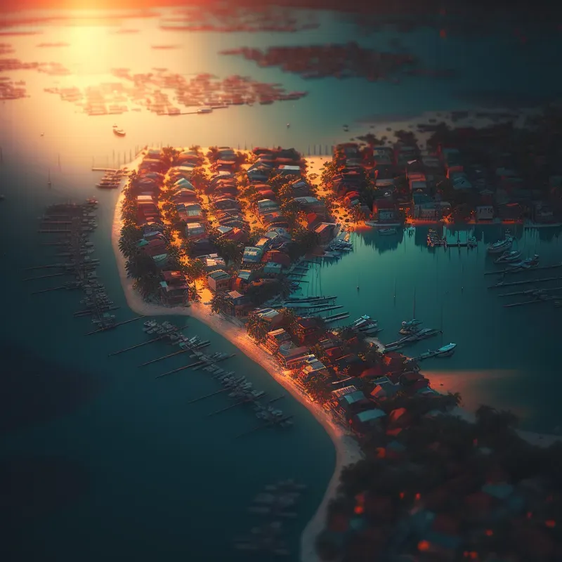 Drone Shot Views Nature Cities