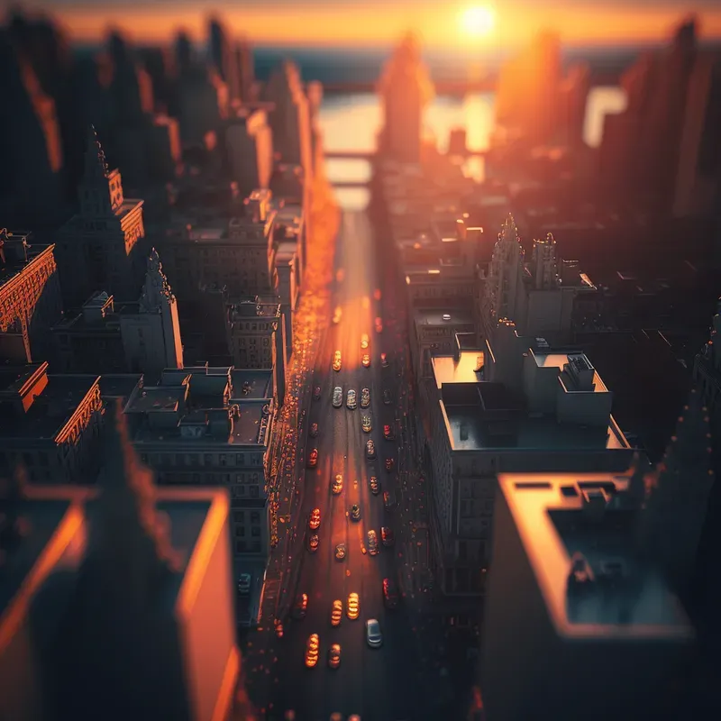 Drone Shot Views Nature Cities