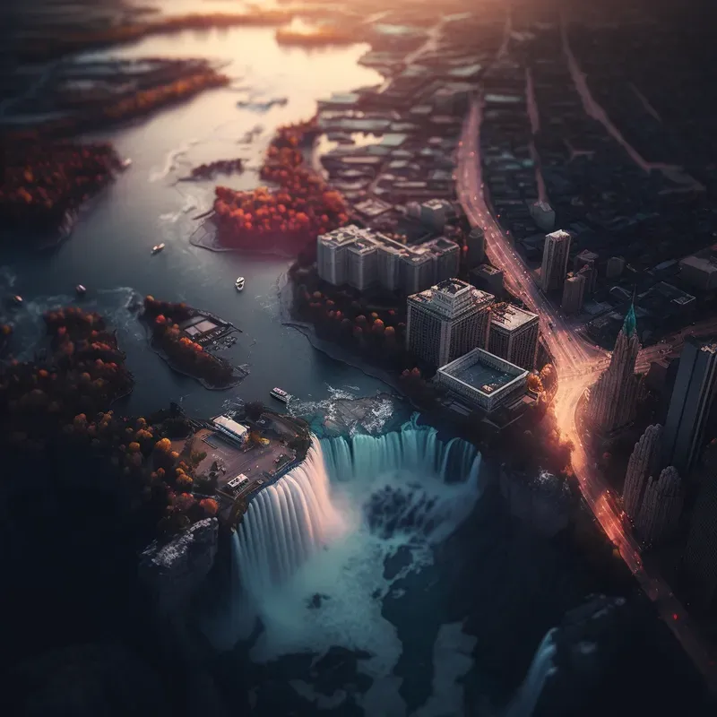 Drone Shot Views Nature Cities