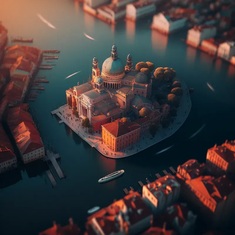 Drone Shot Views Nature Cities