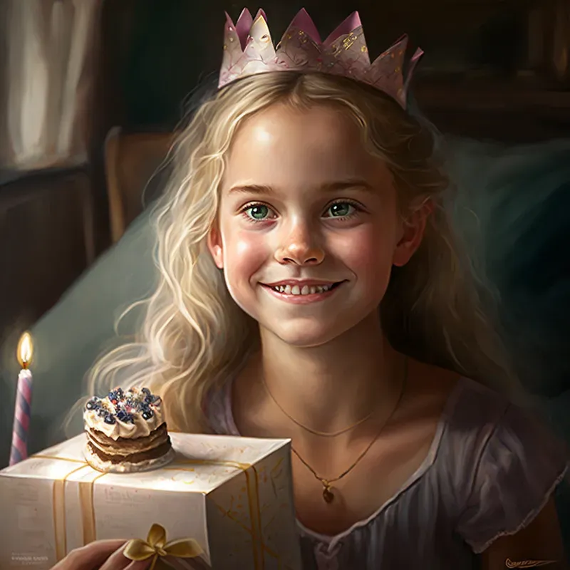 Realistic Family Birthday Portraits