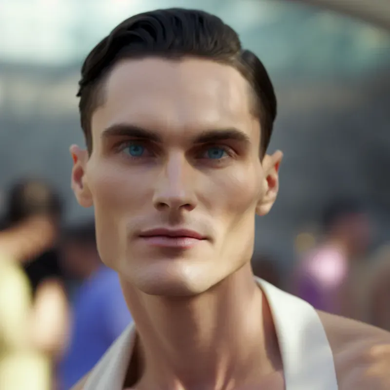 Realistic Women And Men Daily Portraits