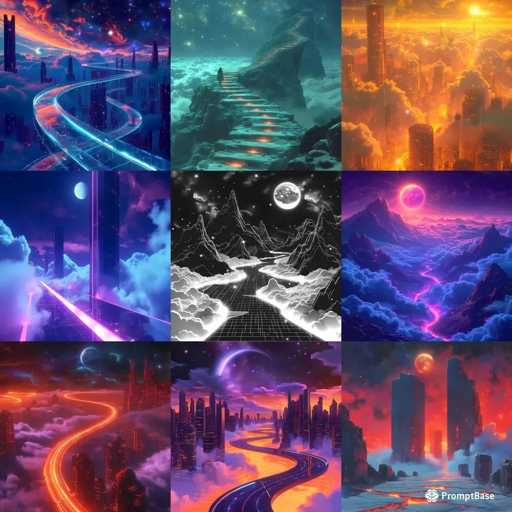 Synthwave Album Covers