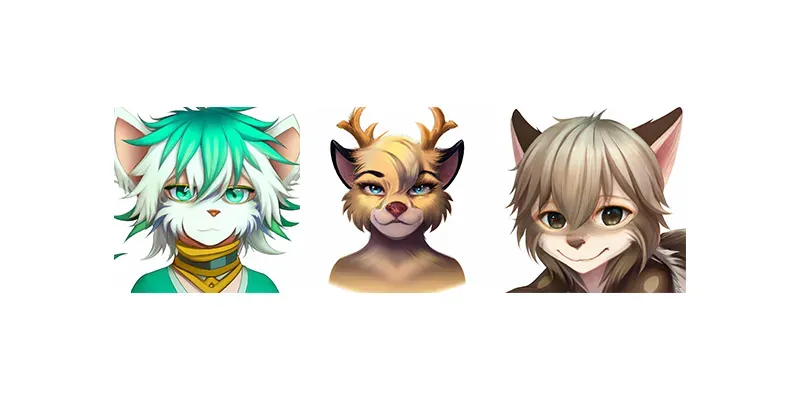 Anime Furry Avatar generated by undefined