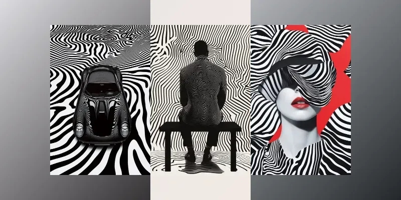 Op Art Posters generated by undefined