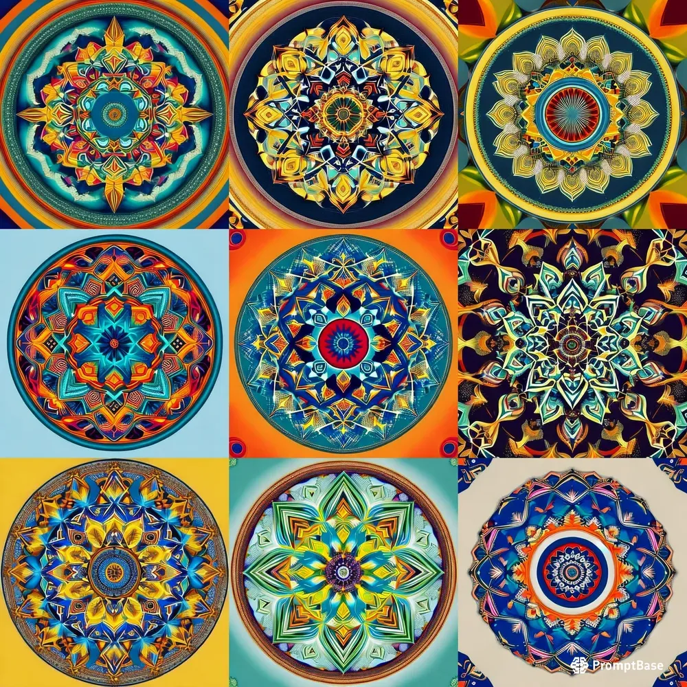 Creating Colorful Mandalas