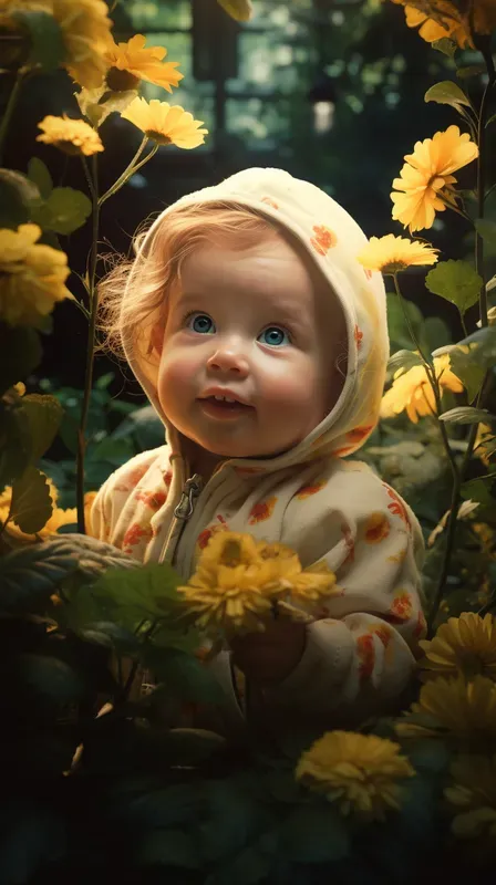 Cute Baby Girlboy Photography Realistic