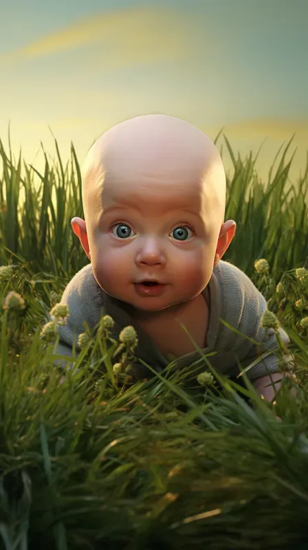 Cute Baby Girlboy Photography Realistic