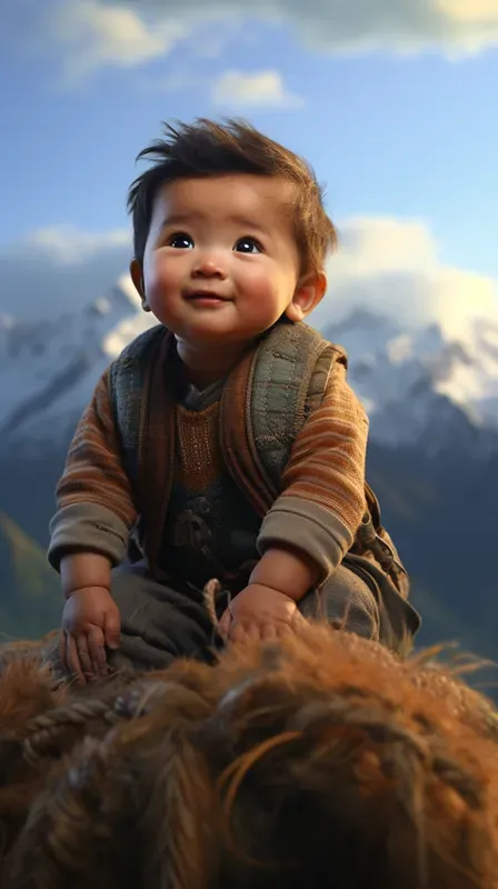 Cute Baby Girlboy Photography Realistic