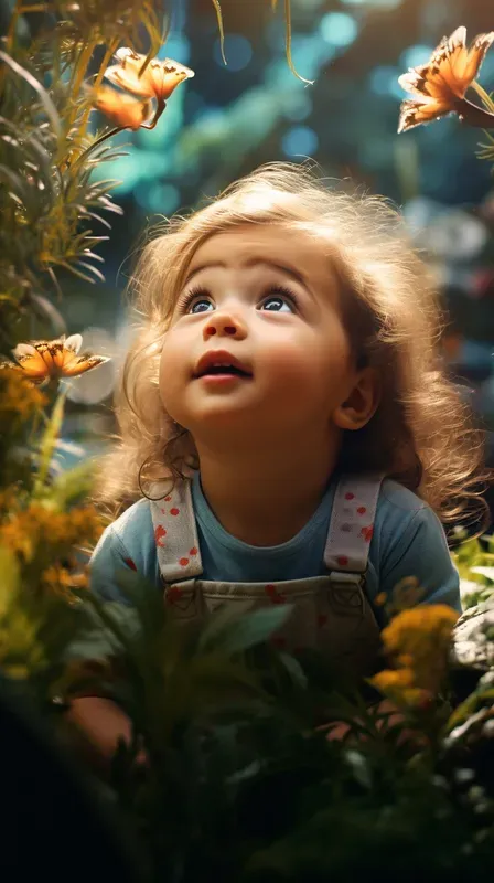 Cute Baby Girlboy Photography Realistic