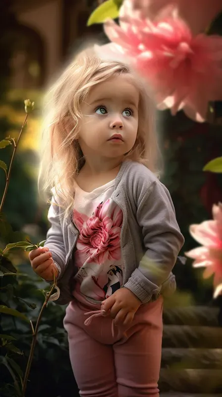 Cute Baby Girlboy Photography Realistic